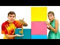 Nastya e Artem desafio misterioso em cas Nastya e Artem desafio misterioso em cas