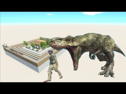 All chapters escape dinosaur   Last survivor   Animal rebellion #AnimalRevoltBattleSimulator