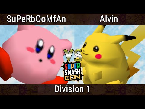 SSC 2023 - SuPeRbOoMfAn (Kirby) Vs. Alvin (Pikachu) Smash Bros - SSB64