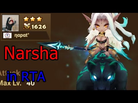 Narsha in RTA. After Ver.6.2.6. [Summoners War]