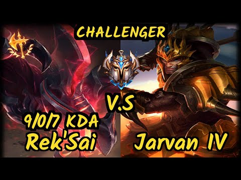XL Caedrel (REK'SAI) vs JARVAN IV - 9/0/7 KDA JUNGLE CHALLENGER GAMEPLAY - EUW