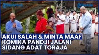Pandji Pragiwaksono Disidang Adat Toraja imbas Materi Stand Up, Dijatuhi Sanksi Potong Babi & Ayam