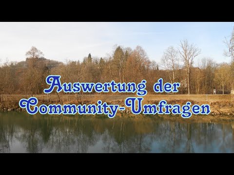 Auswertung der Community-Umfragen