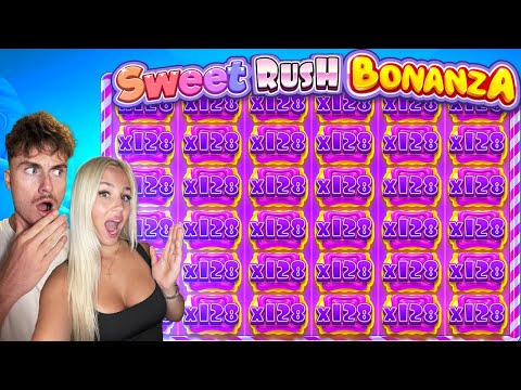 MY GIRLFRIEND GOES ALL IN ON SWEET RUSH BONANZA...