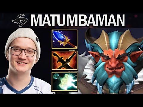 SECRET.MATUMBAMAN TROLL WARLORD WITH 19 KILLS - DOTA 2 7.28 GAMEPLAY