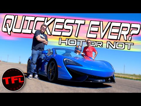 Does The 2020 McLaren 570S Spider Shatter The Hot Or Not Lap Record? Only One Way To Find Out!