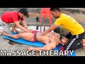 FOUR HANDS RELAXING BODY MASSAGE THERAPY AT ROCKS BY INDIAN MASSEUR YOGi ARJUN TO HUNK MAN Ep 14