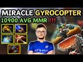 🔥 MIRACLE GYROCOPTER Hard CARRY 7.35c 🔥 10800 AVG MMR Pub Gameplay - Dota 2