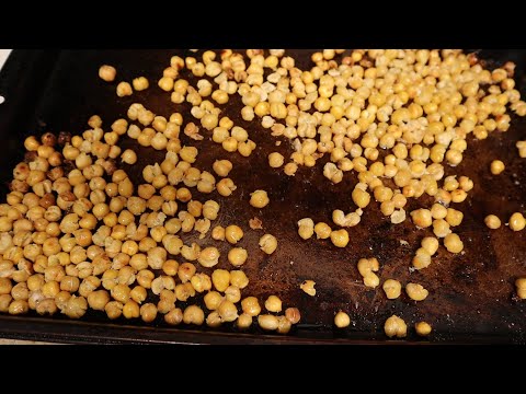 Crispy Chickpeas From Dried Chickpeas: A Cheap, Healthy Snack