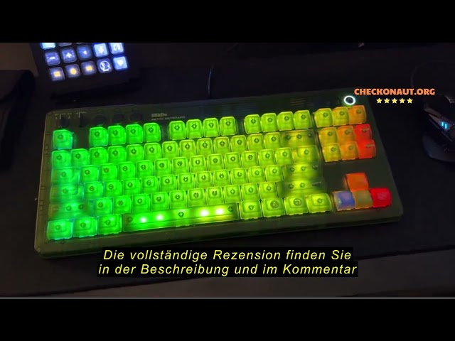 Vídeo relacionado con 8BitDo Retro 87 Mechanical Keyboard with RGB Backlight, Bluetooth/2.4G/USB-C Hot Swappable Wireless Gaming Keyboard for Windows and Android - Xbox Edition (Officially Licensed) - QWERTY English