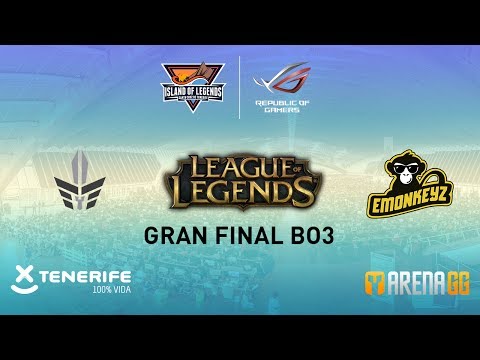 Final Clasificatorio ROG Island of Legends - Miracle Gaming vs  eMonkeyz Club HD