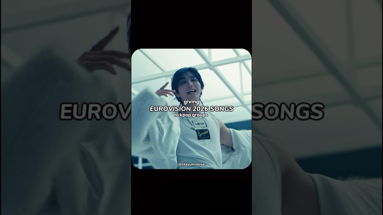 giving EUROVISION SONGS to Kpop Groups !!🎶 #shorts #fyp #trend #straykids #stay #kpop