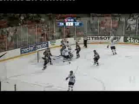 Finland vs Latvia 2008 WC