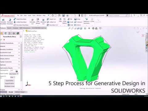 ParetoWorks: a SOLIDWORKS add-in for Generative Design when it matters most