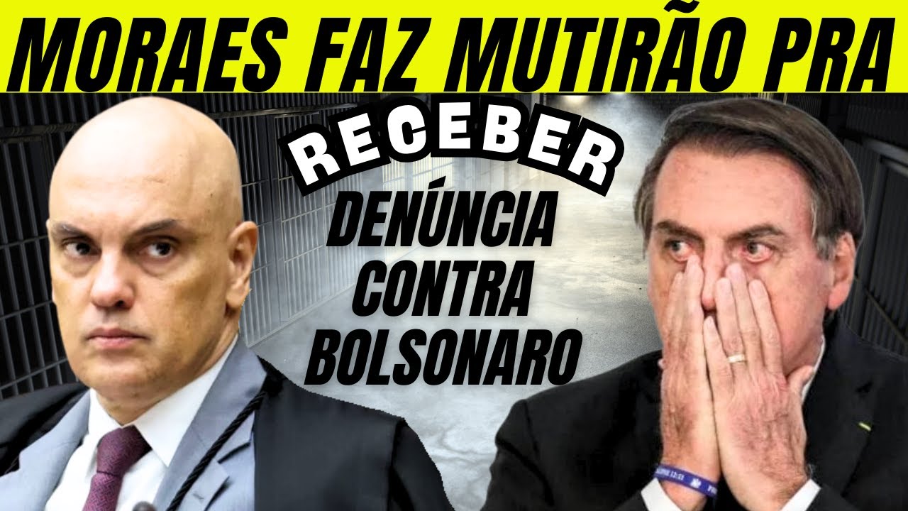 [AO VIVO]  MORAES FEZ MULTIRÃO PRA RECEBER DENÚNCIA CONTRA BOLSONARO!