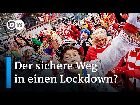 50.000 Neuinfektionen: Zwischen Karneval, Kontaktsperren und Quarantäne | DW Nachrichten