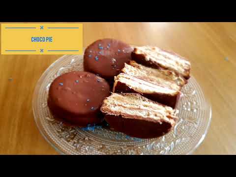 Quick and Easy Choco Pie Recipe l Healthy No Cook No Bake Chocolate Pie Recipe using Marie Biscuits