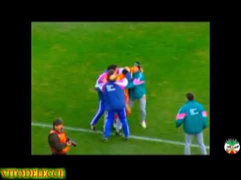 LECCE-ASCOLI    11-12-1994...IL GRAN GOL DI IVANO DELLA MORTE