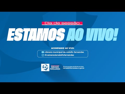 8ª SESSÃO ORDINÁRIA - 2026 - CÂMARA MUNICIPAL DE RODOLFO FERNANDES
