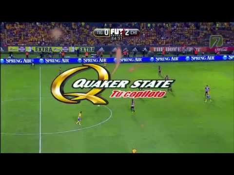 Los 2 goles de gignac -tigres 2 vs chivas 2 final liga mx.2017