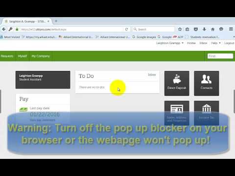 Ultipro Instructions Redo