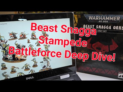 Beast Snagga Stampede - Warhammer Holiday Battleforce deep dive, should you buy it for 40K Orks?