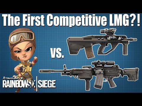 Gridlock's M249 SAW vs. AUG F90: Loadout META - Rainbow Six Siege