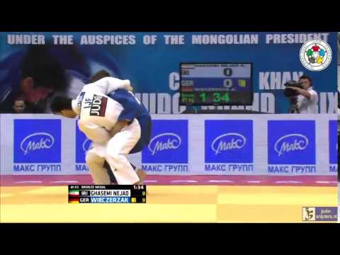 Judo 2014 Grand Prix Ulaanbaatar: Nejad (IRI) - Wieczerzak (GER) [-81kg] bronze
