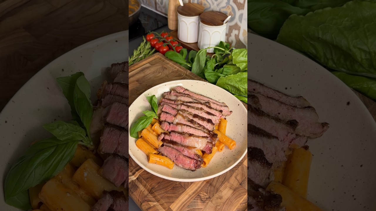 Creamy Steak Pasta🥩#steakpasta #creamypasta #easyrecipes #comfortfood #pastalover #cooking #pasta