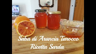 SAPA DI ARANCE TAROCCO   Ricetta Sarda