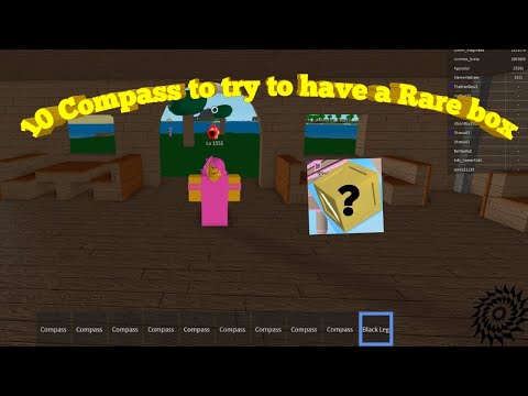 RARE BOX in 5 minutes with ⚠️10 Compass⚠️- One Piece legendary - ROBLOX
