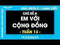 Giải sgk Hoạt động trải nghiệm lớp 5 Tuần 13 - trang 41, 42, 43