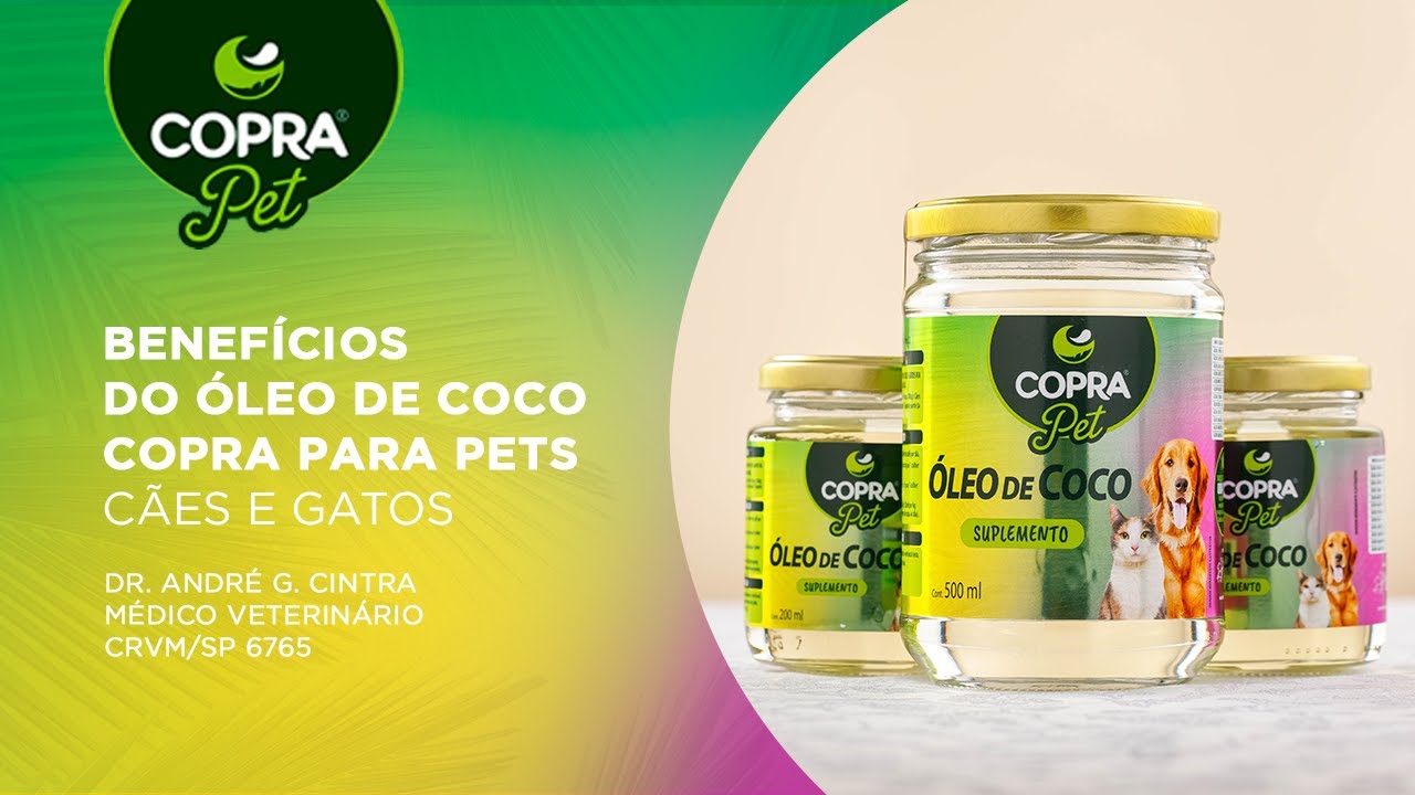 ÓLEO DE COCO PARA PETS - DR. ANDRÉ G. CINTRA (CRVM/SP 6765)