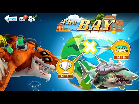 Hungry Shark World - 2020 - New Update - MELTDOWN SHARK & VETERAN GREAT - All 33 Sharks Unlocked