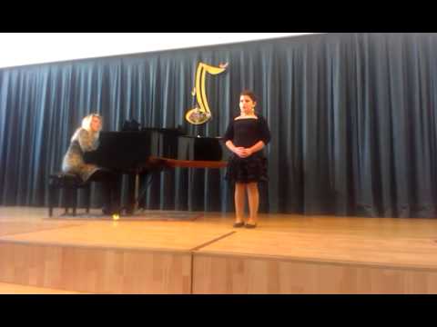 Gabriela  Muchová - krajská pěvecká soutěž  zuš  Ústí nad Orlicí