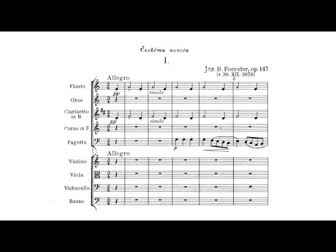 Josef Bohuslav Foerster – Nonet, in C major