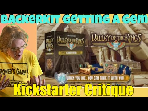 Valley of the Kings Ultimate Edition - 2 Small Boxes become 1 - Kickstarter Critique Review