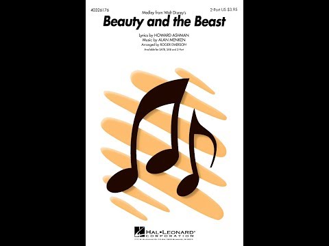 Beauty and the Beast Medley (2-Part Choir) - Arranged by Roger Emerson