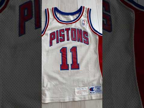 Champion Authentic NBA Detroit Pistons Isiah Thomas Game Jersey#detroitpistons #isiahthomas