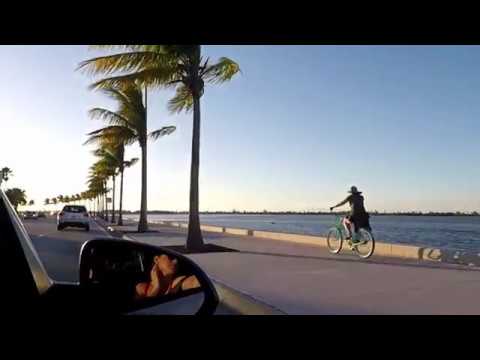 Amazing Driving View to Key West Miami