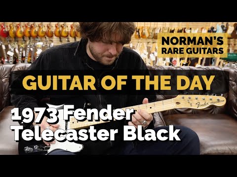 Guitar of the Day: 1973 Fender Telecaster Black | Norman's Rare Guitars