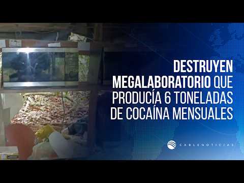 Megaoperativo en Vichada: Cae laboratorio de 6 toneladas de coca