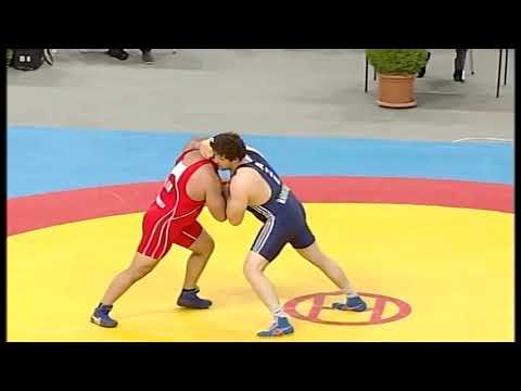 120 kg. Hamleta Abrahamyan (ARM) vs Ali Magomedabirov (AZE)3-5 place, Europ Yunior Cham.2013 Skopje