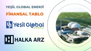 YEŞİL GLOBAL ENERJİ FİNANSAL TABLO (TASLAK İZAHNAME) #halkaarz