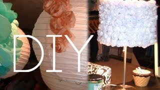 DIY Rose Decor Lamp & Lantern