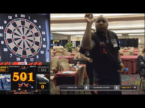 9 DARTER With A Double Start - Leonard Gates - USA