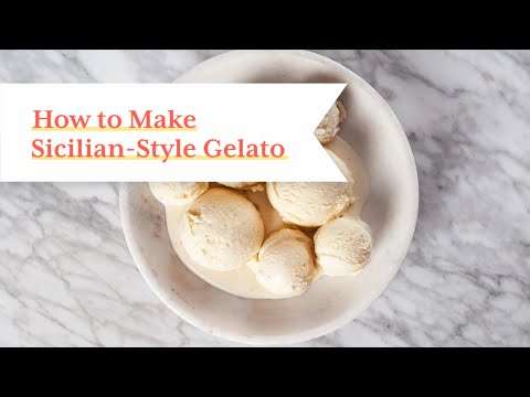 How to Make Sicilian-Style Gelato