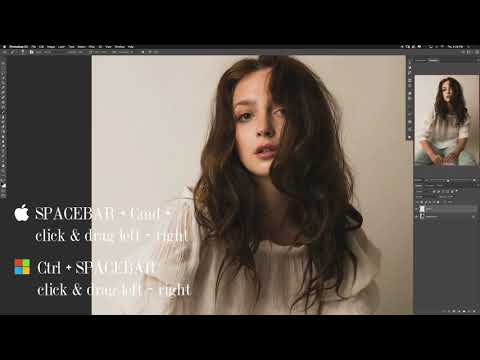 How to QUICKLY Pan & Zoom in PHOTOSHOP