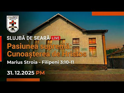 1.01.2026 PM Marius Stroia - Beneficiile cuptorului cu foc, Daniel 3:14-30!