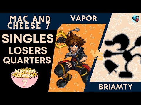 SC VaporeyeZ (Sora) vs UL Briamty (G&W/Sonic) - SSF2 Losers Quarters - Mac and Cheese 7